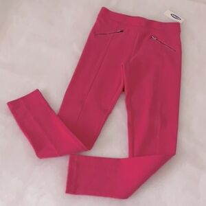 Zip-Pocket Stevie Ponte-Knit Leggings